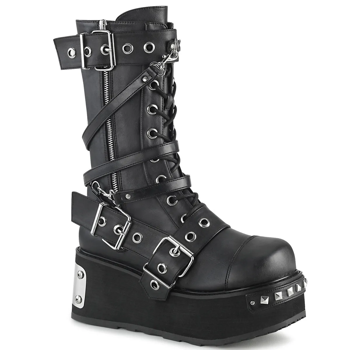 3 Inch Platform TRASHVILLE-250 Black