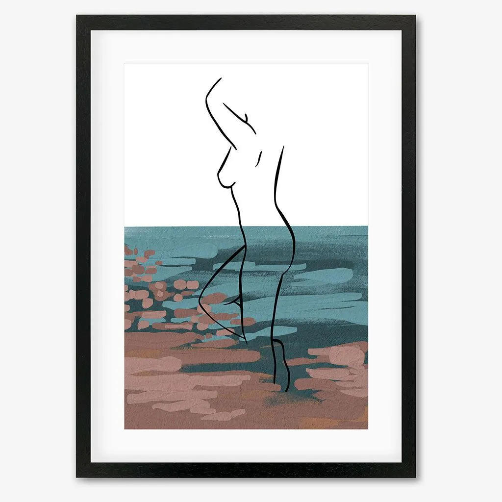 Abstract Figure Framed Art