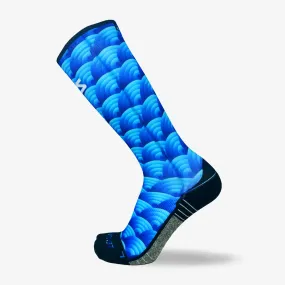 Abstract Wavebows Compression Socks (Knee-High)