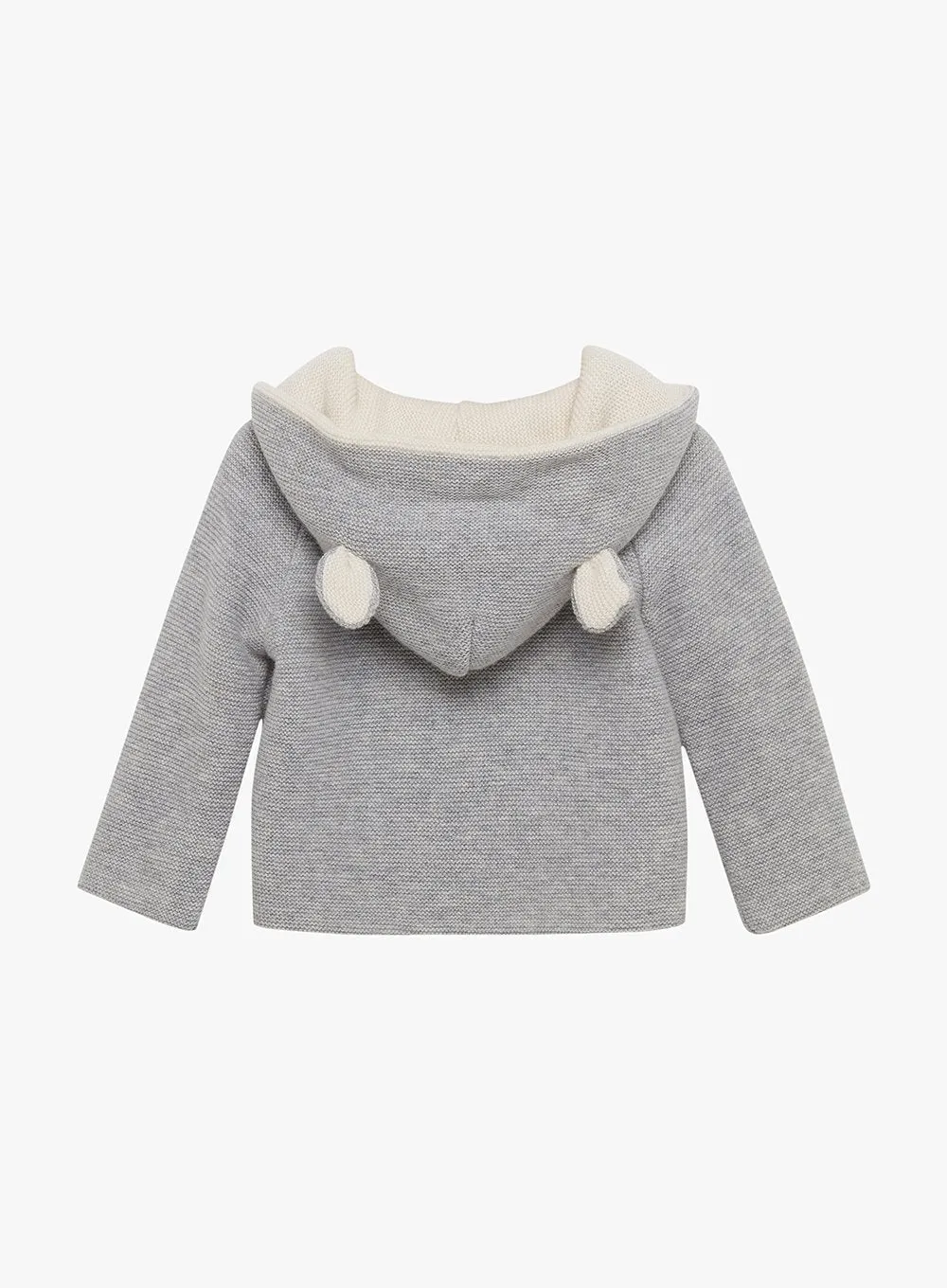 Baby Teddy Coat in Grey Marl