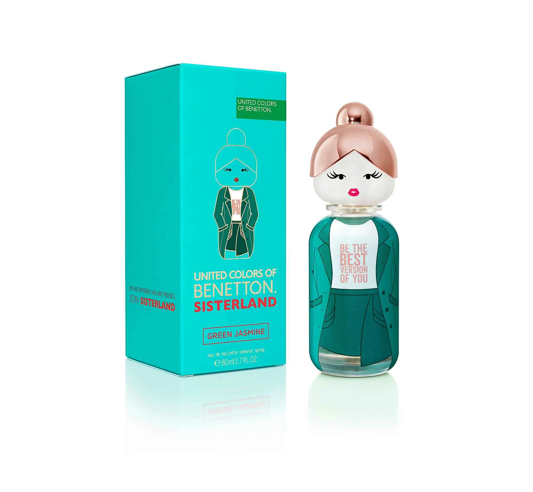 Benetton Sisterland Green Jasmine EDT For Women 80Ml