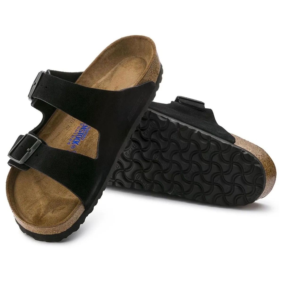 Birkenstock Women's Arizona Soft Footbed Black Suede