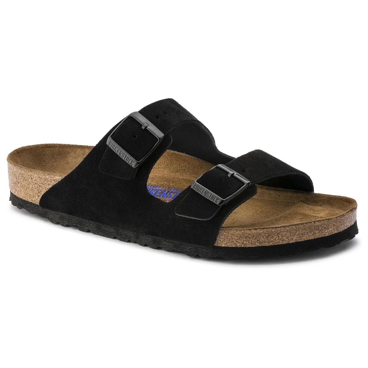 Birkenstock Women's Arizona Soft Footbed Black Suede