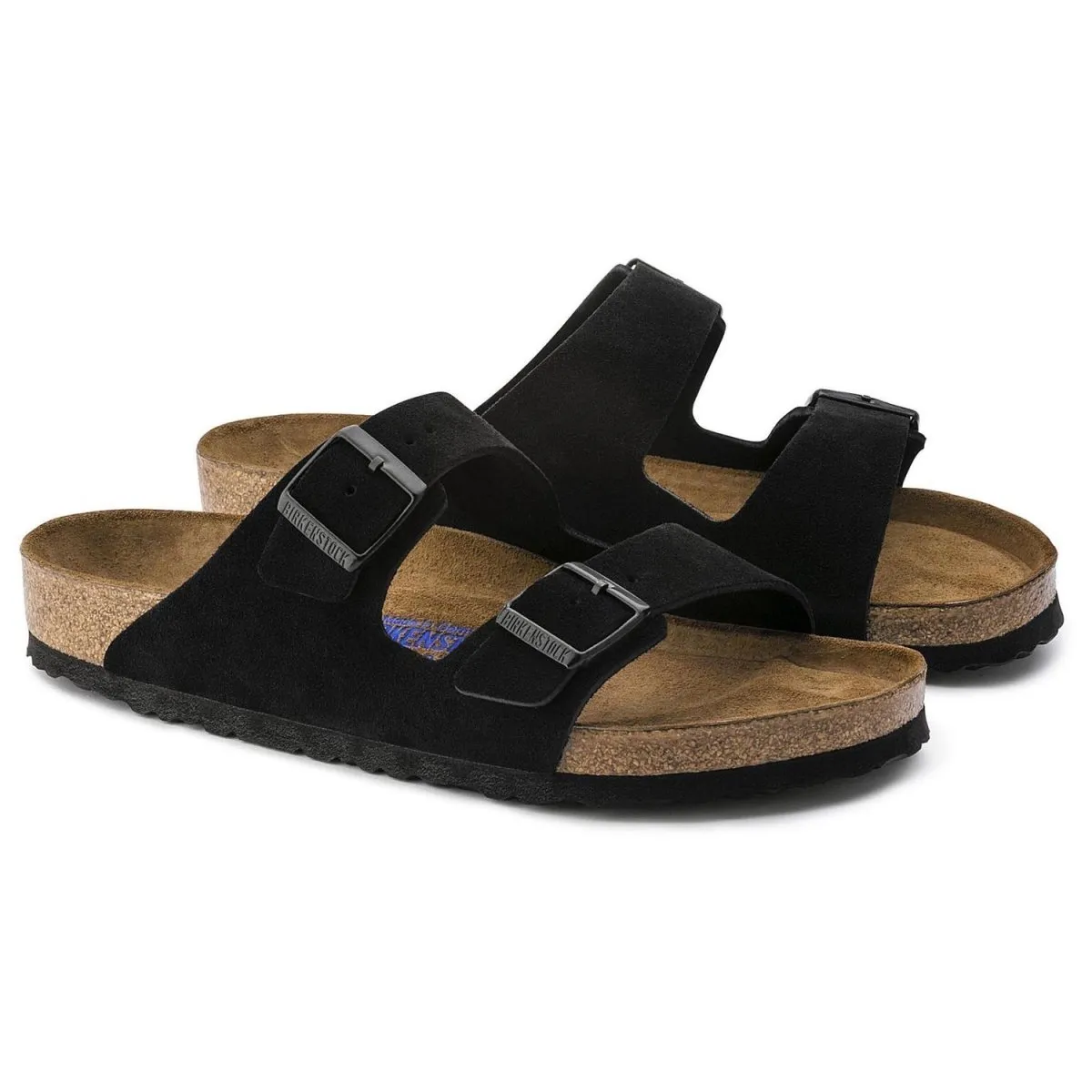 Birkenstock Women's Arizona Soft Footbed Black Suede