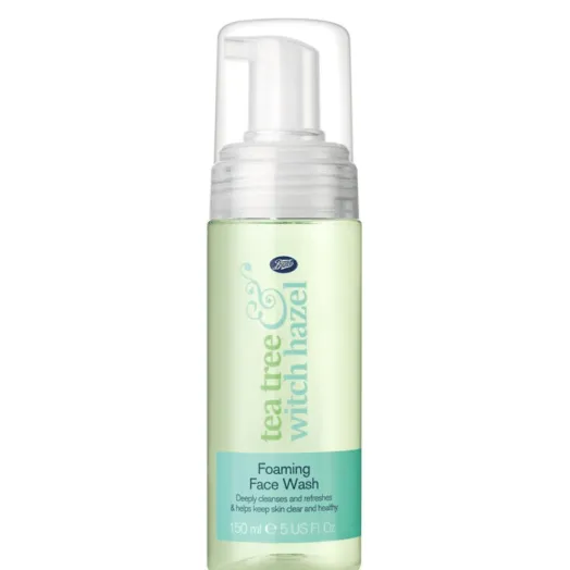 Boots Tea Tree & Witch Hazel Foaming Face Wash 150Ml