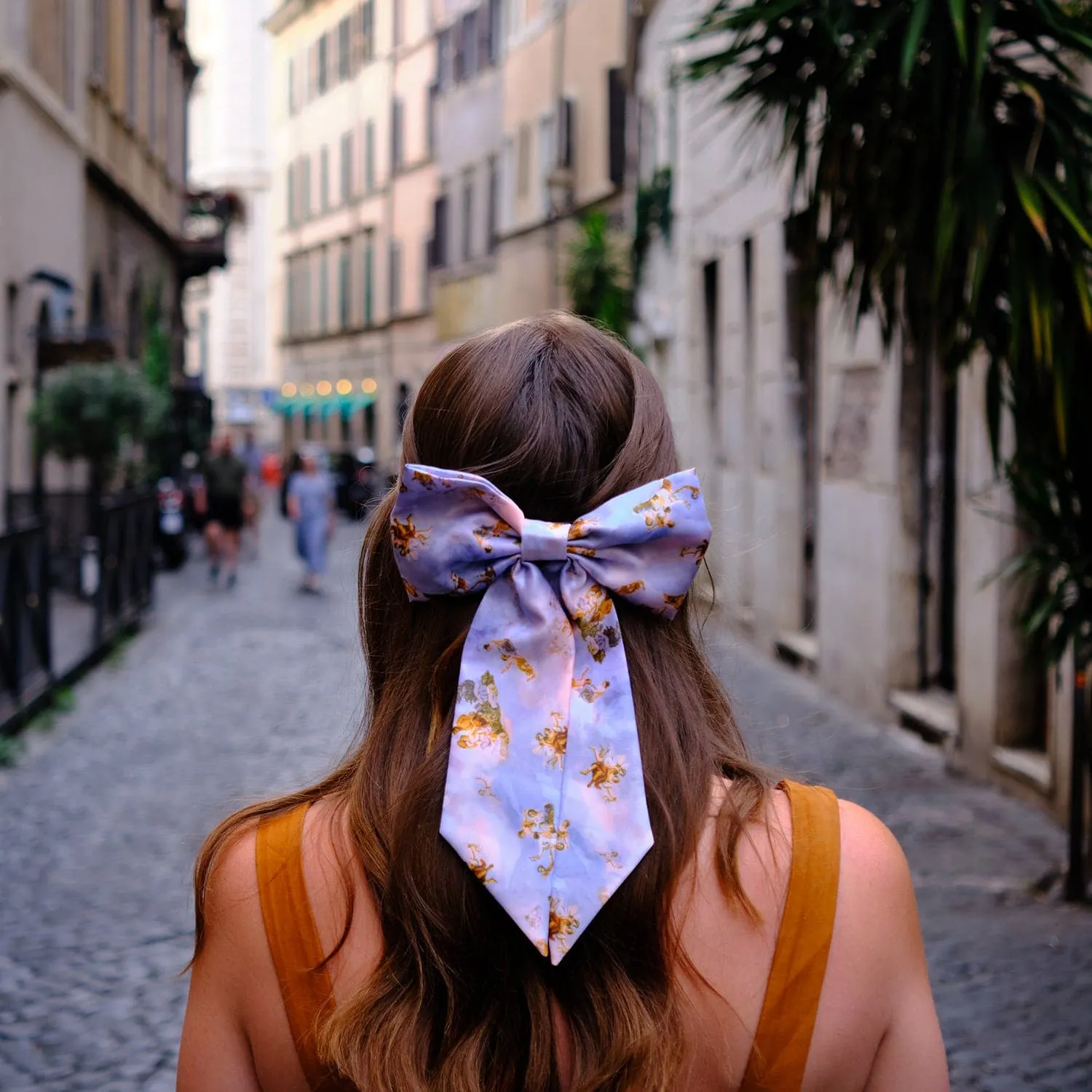 Botticelli's Daydream Satin Hair Bow