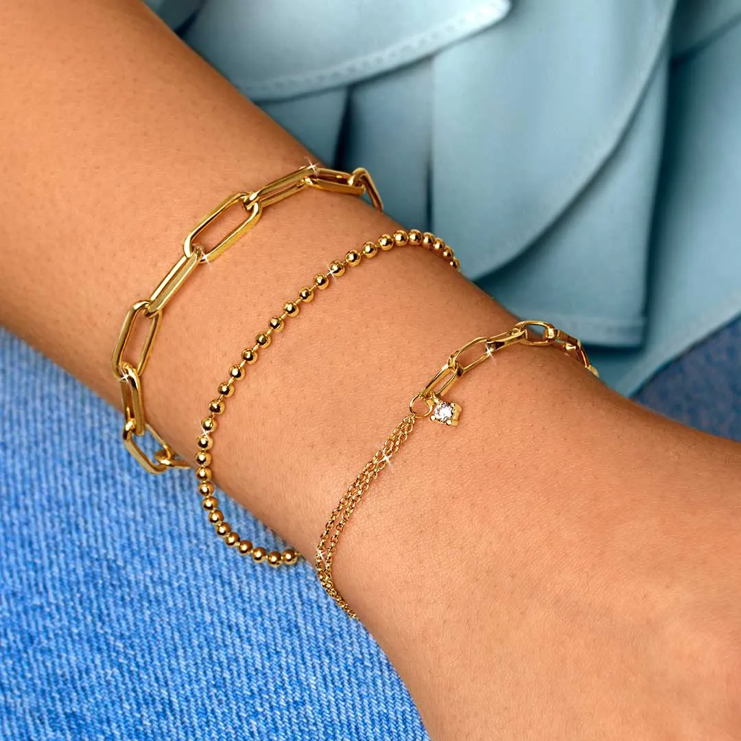 Chic Spark Gold Bracelet