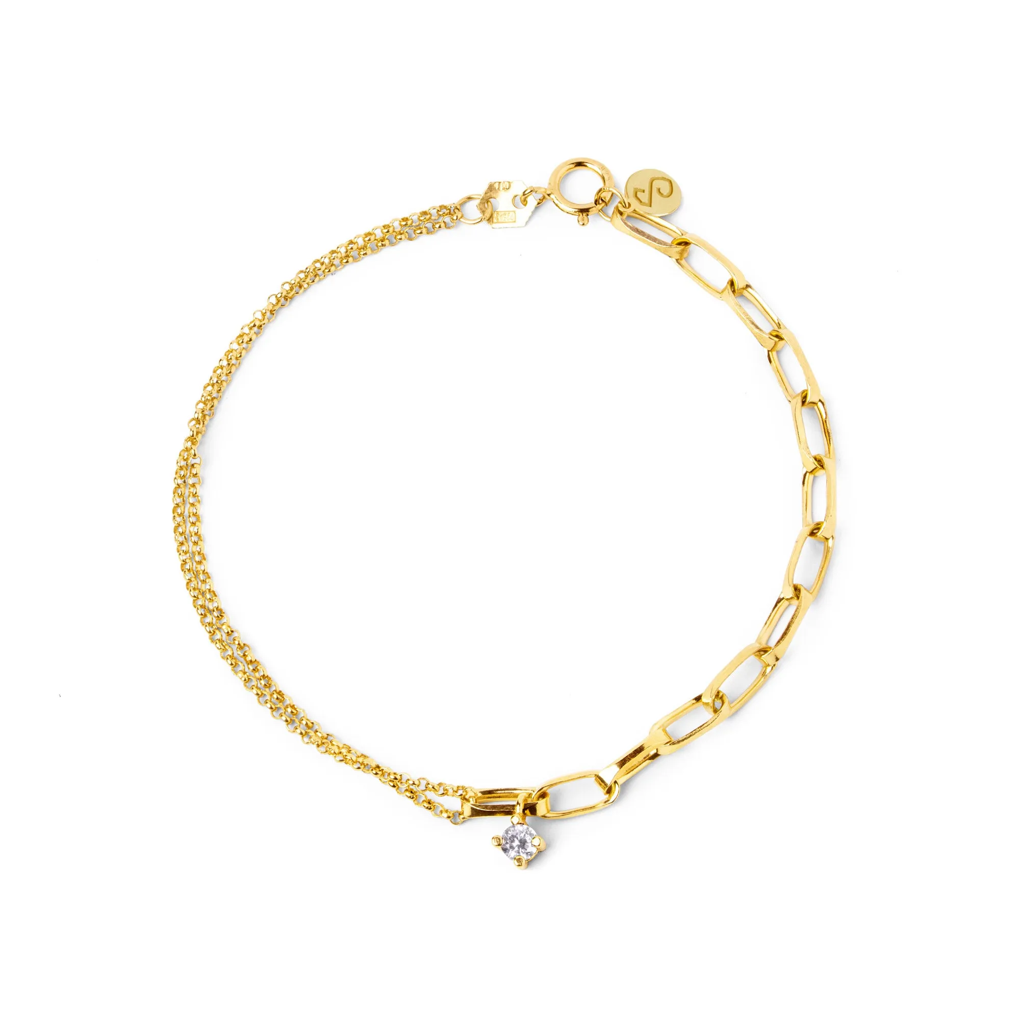 Chic Spark Gold Bracelet