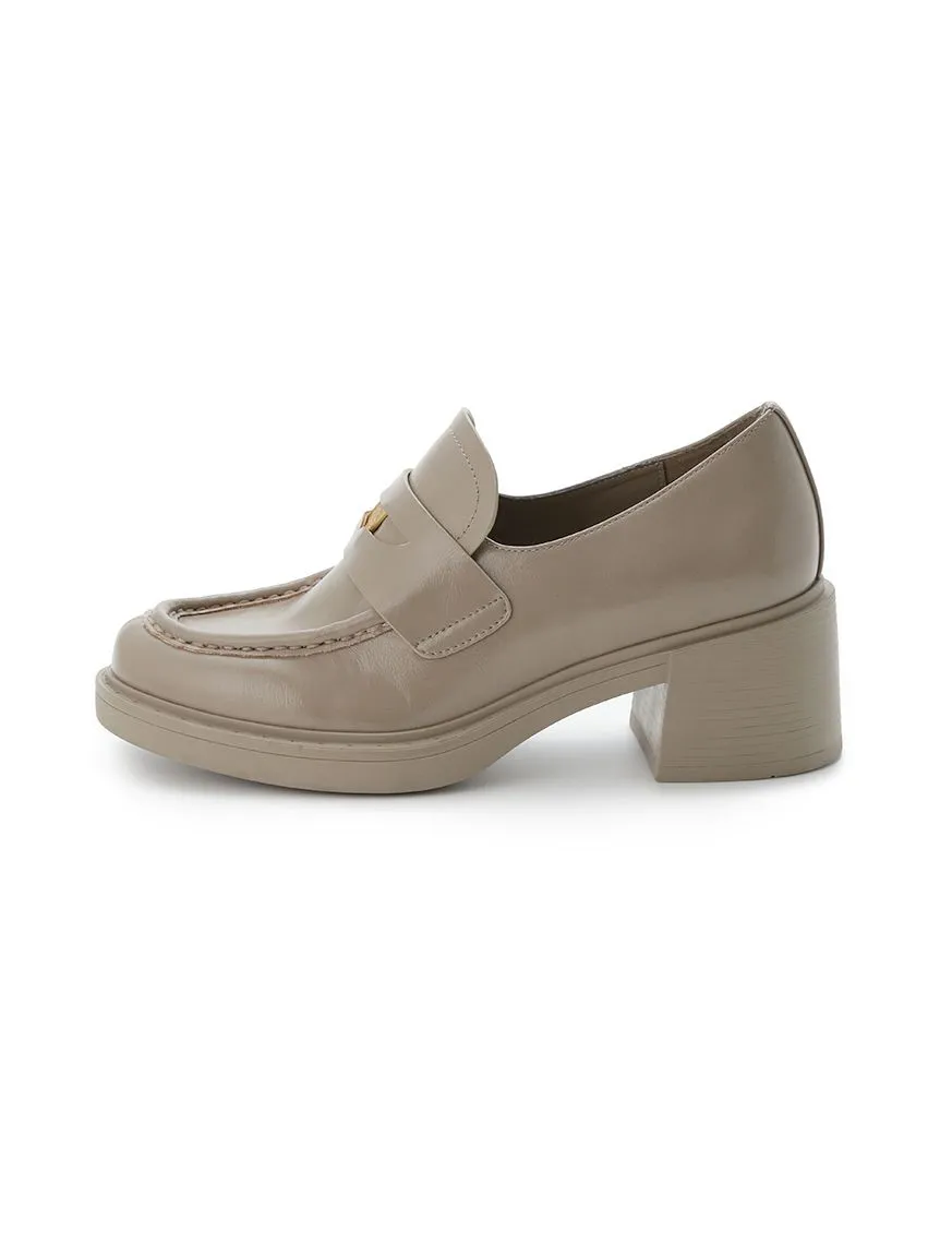 Classic Chunky Heel Loafer