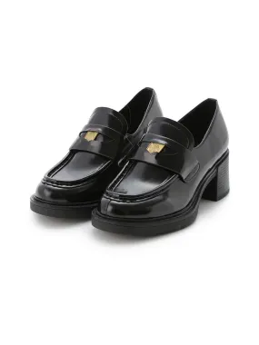 Classic Chunky Heel Loafer