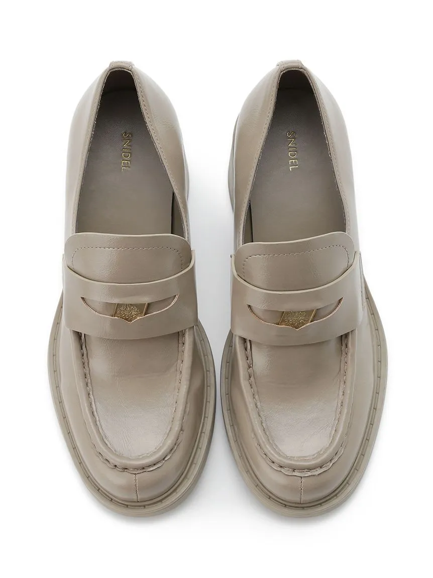 Classic Chunky Heel Loafer