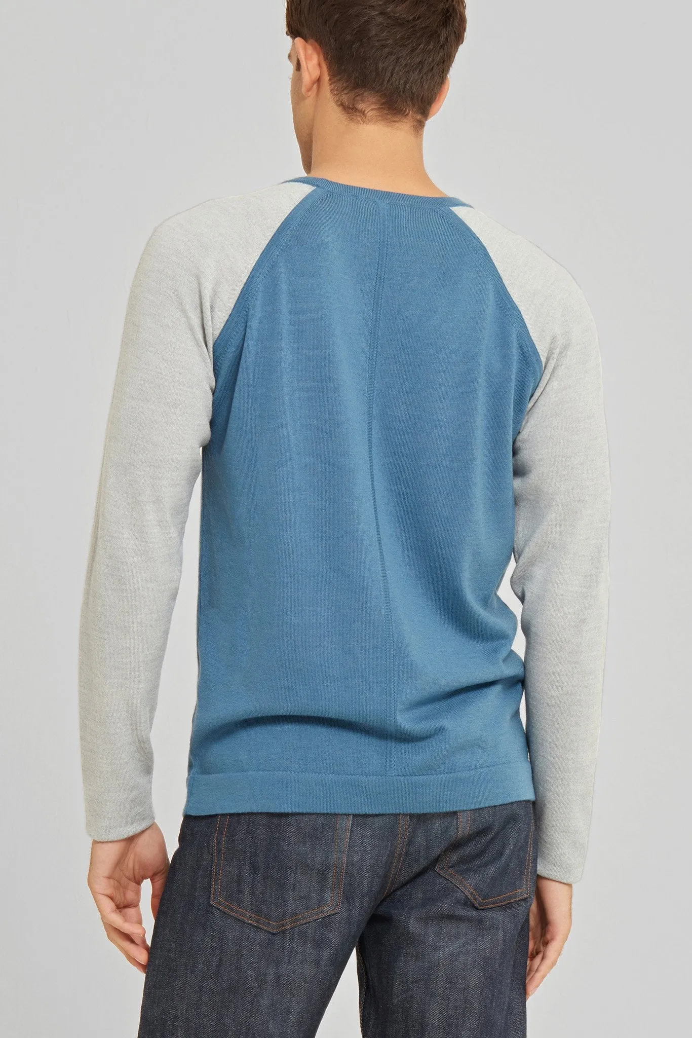 Colour-Block Merino Wool Sweater