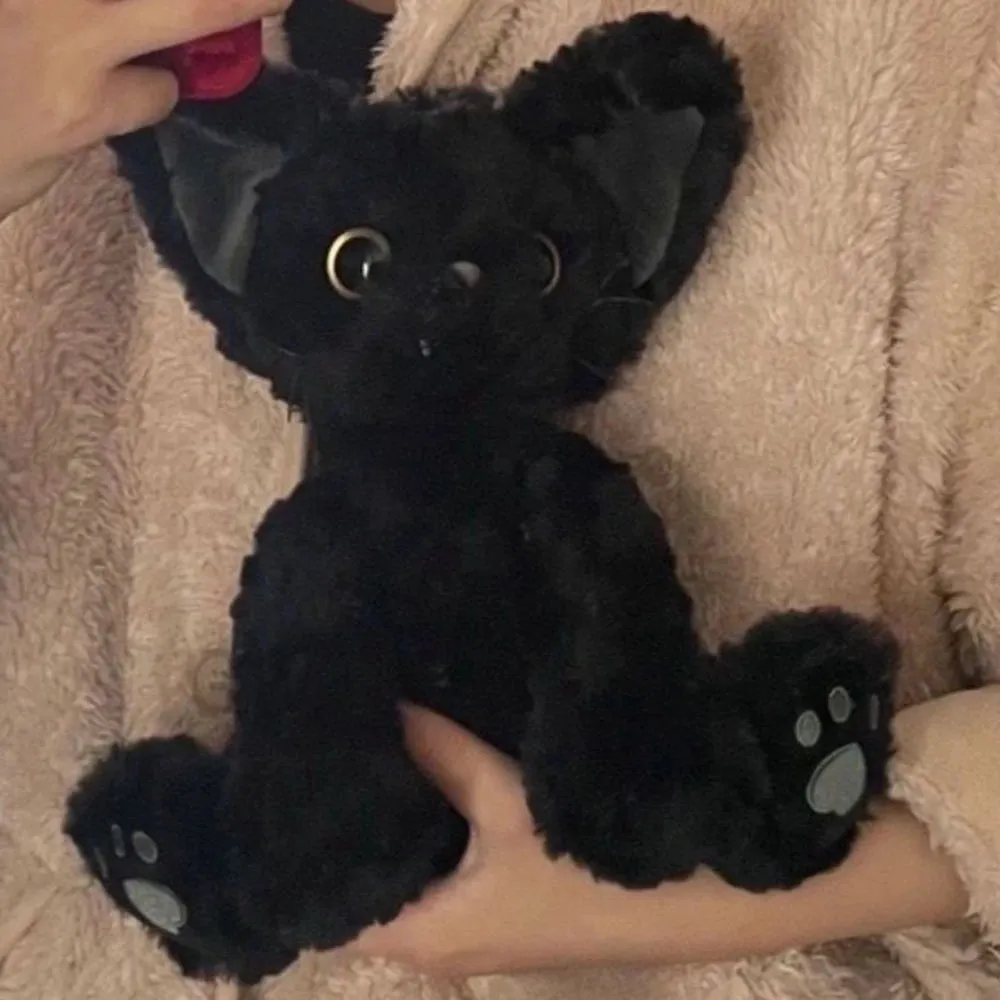 Cute Black Cat Plush Toy