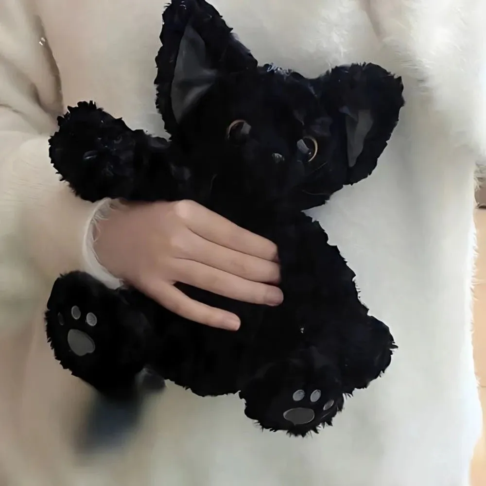 Cute Black Cat Plush Toy