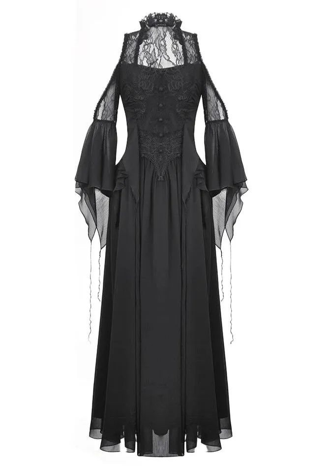 Dark In Love - Halloween Witch Off Shoulder Black - Dress