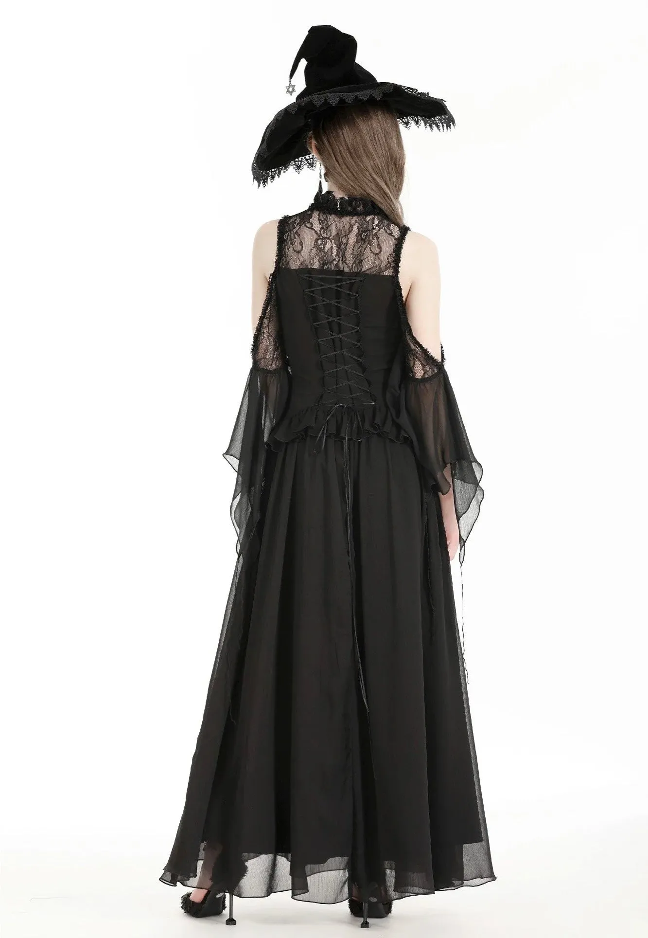 Dark In Love - Halloween Witch Off Shoulder Black - Dress