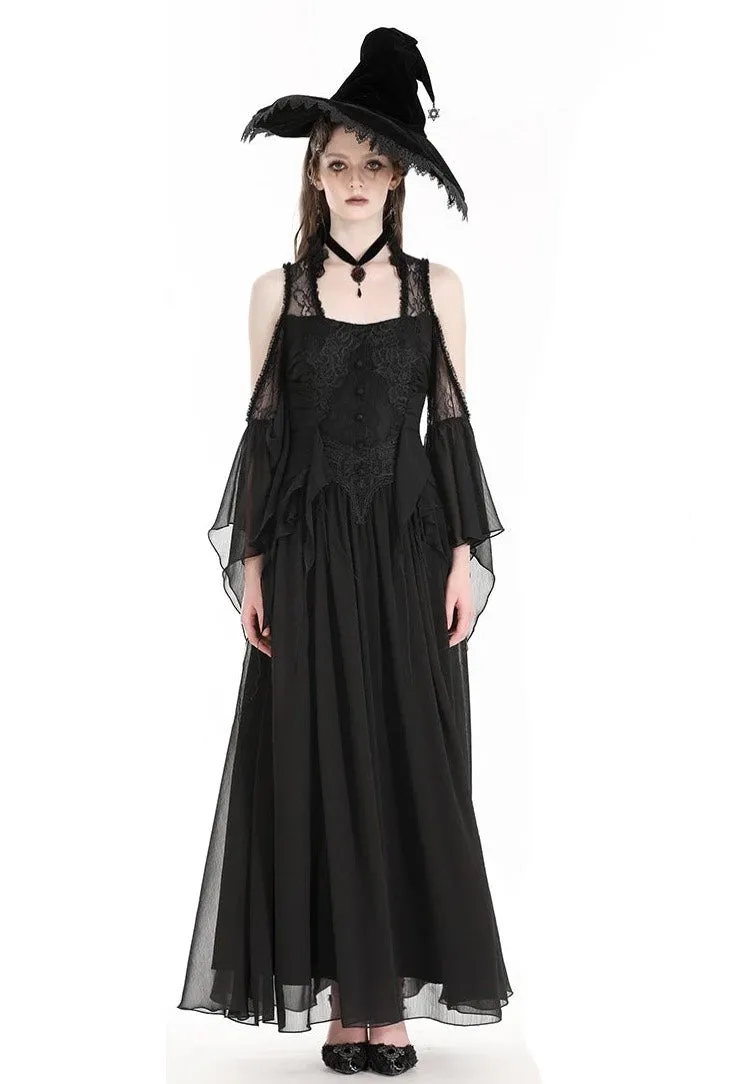 Dark In Love - Halloween Witch Off Shoulder Black - Dress