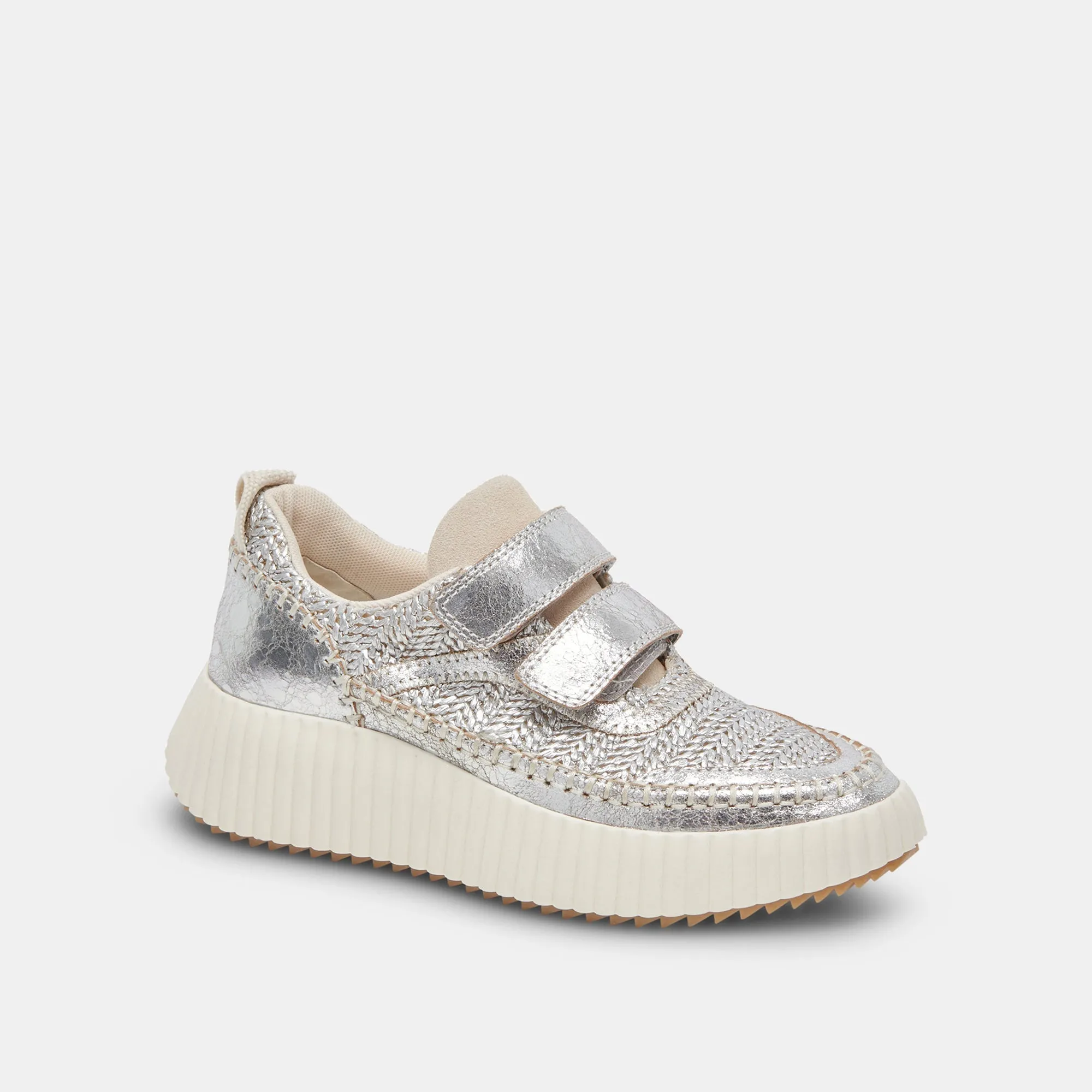 DEMO SNEAKERS SILVER KNIT - re:vita