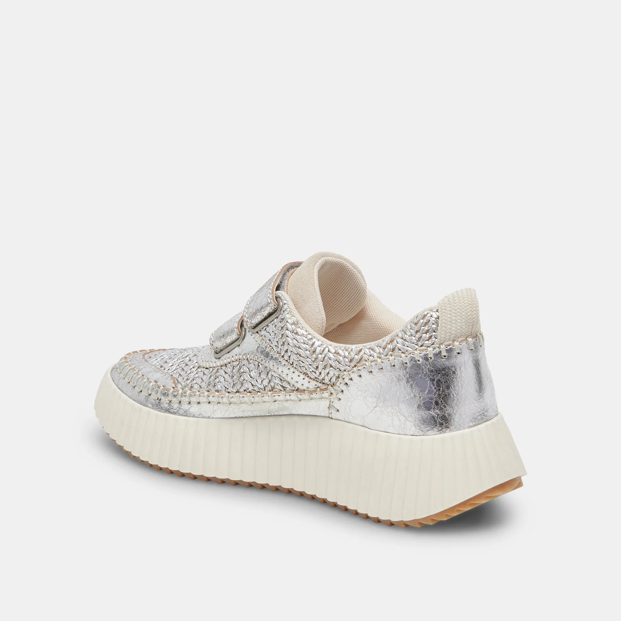 DEMO SNEAKERS SILVER KNIT - re:vita