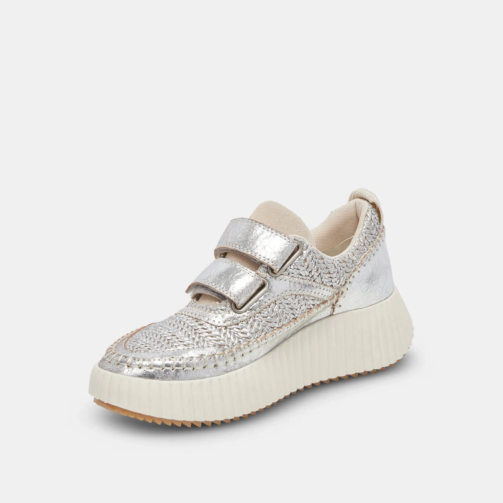 DEMO SNEAKERS SILVER KNIT - re:vita