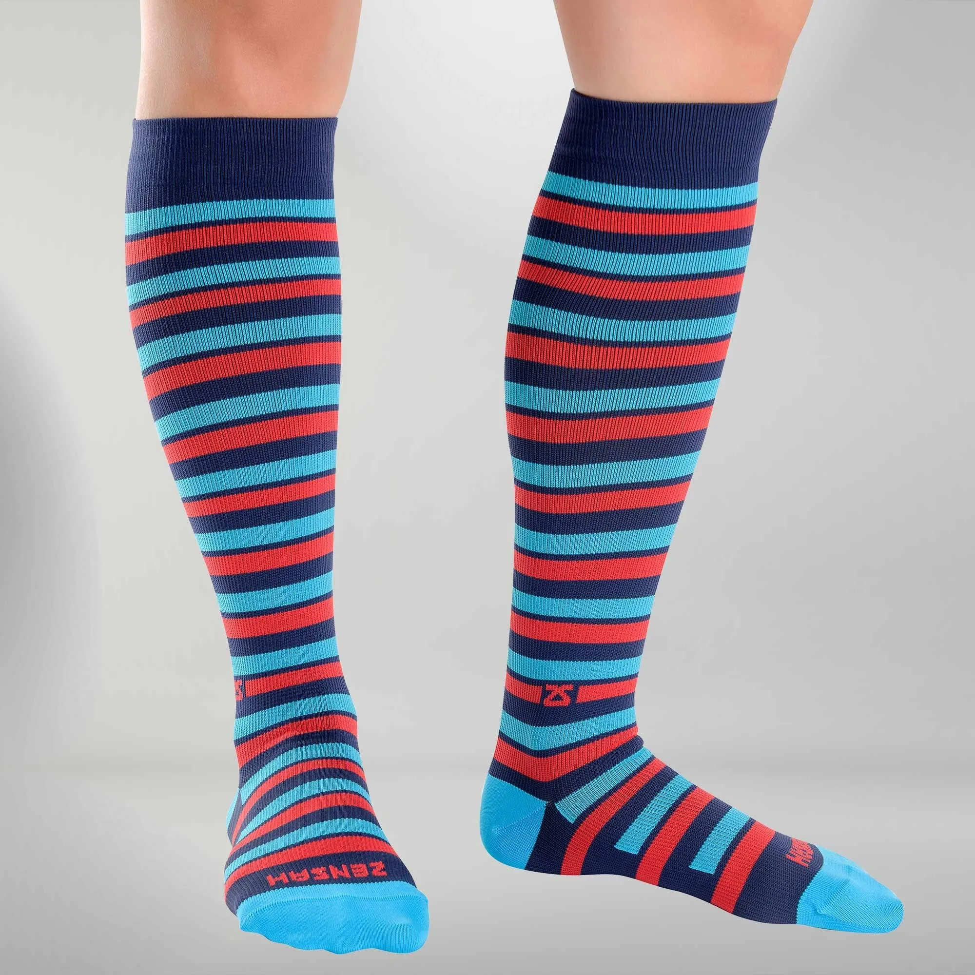 Even Stripes Compression Socks