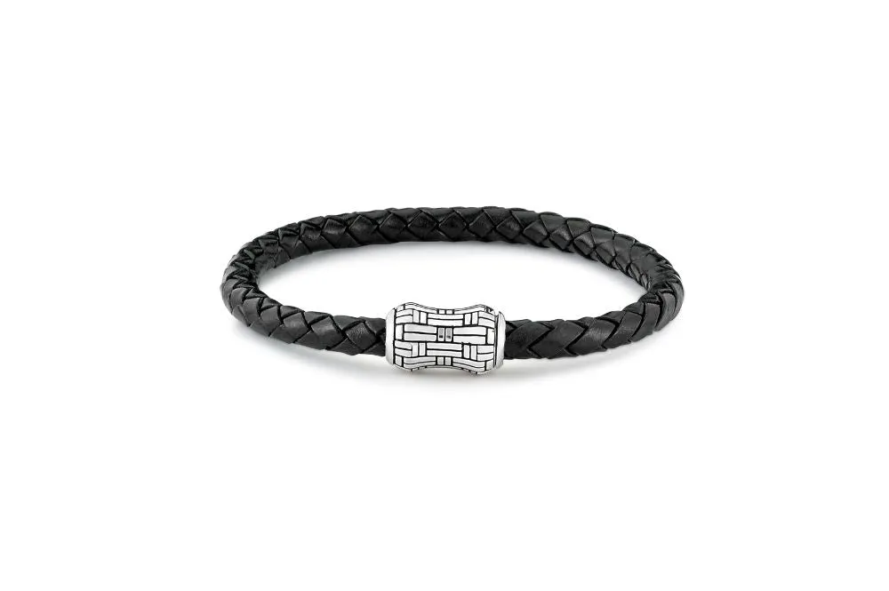 Gilbanta Bracelet- Black Leather