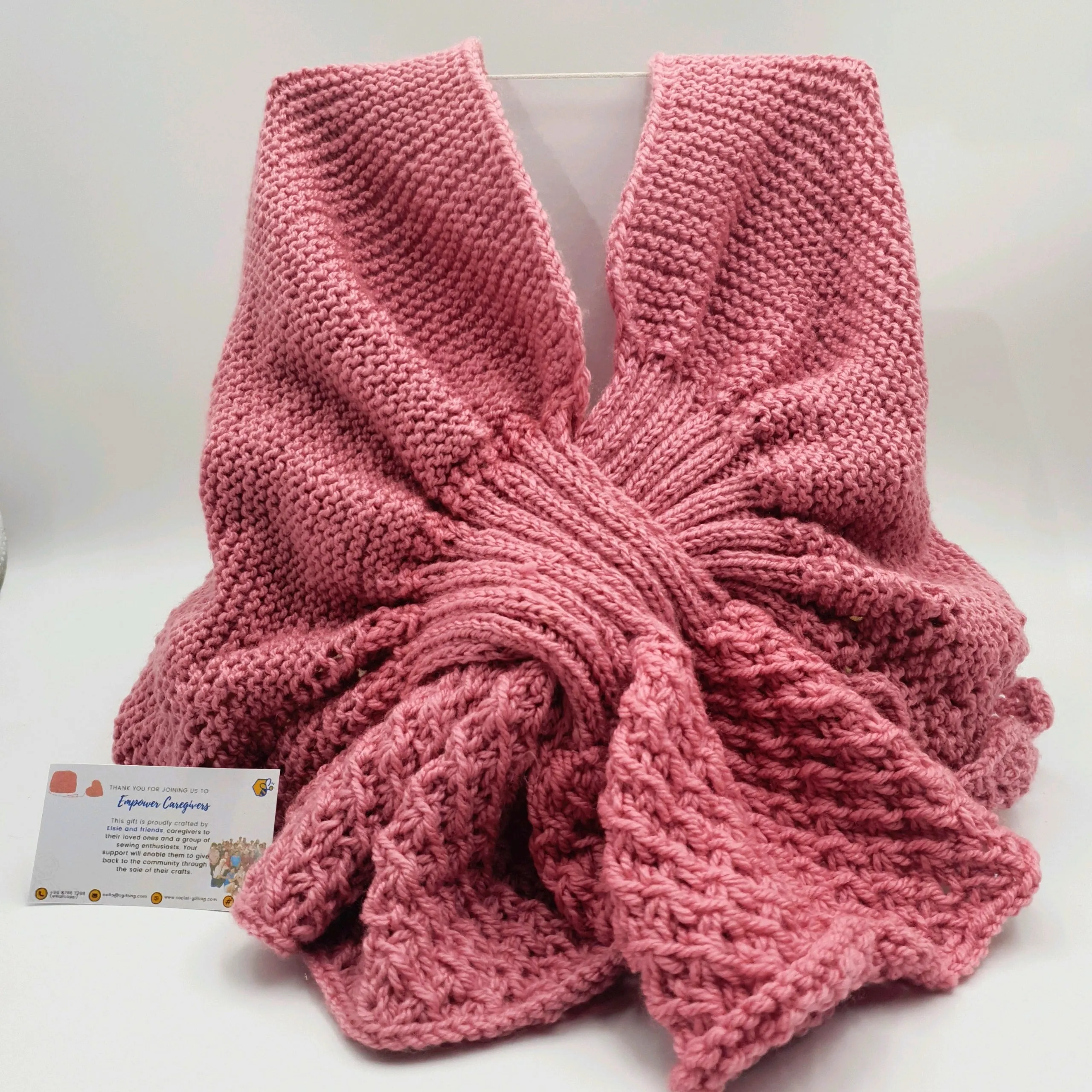 Hand-Knitted Shawl