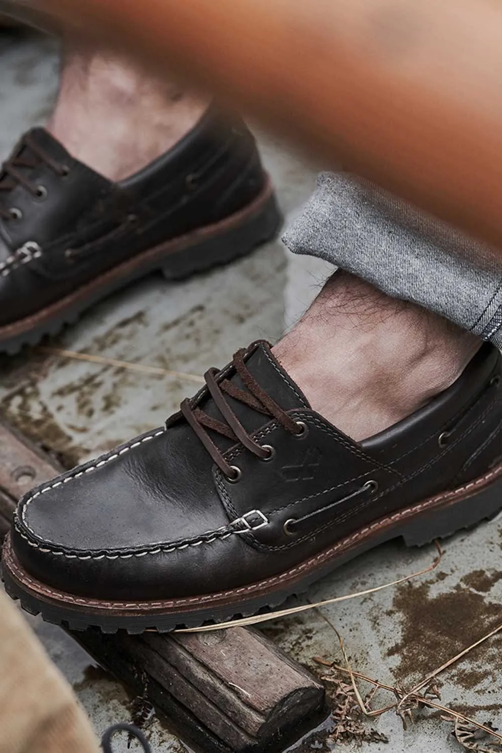 Hoggs of Fife Kintyre Rugged Moccasin Boat Shoes