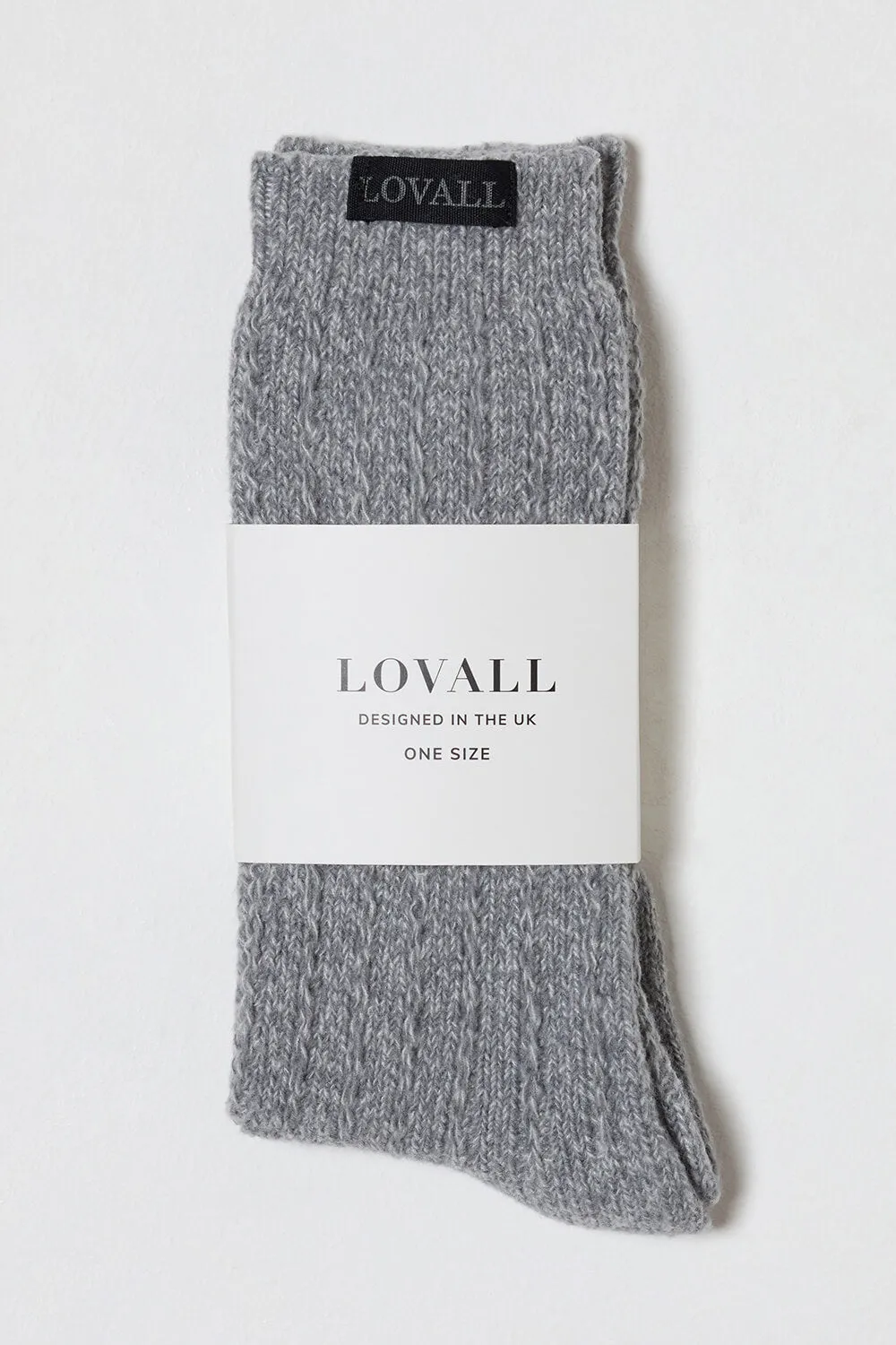 Knitted Socks - Dark Grey