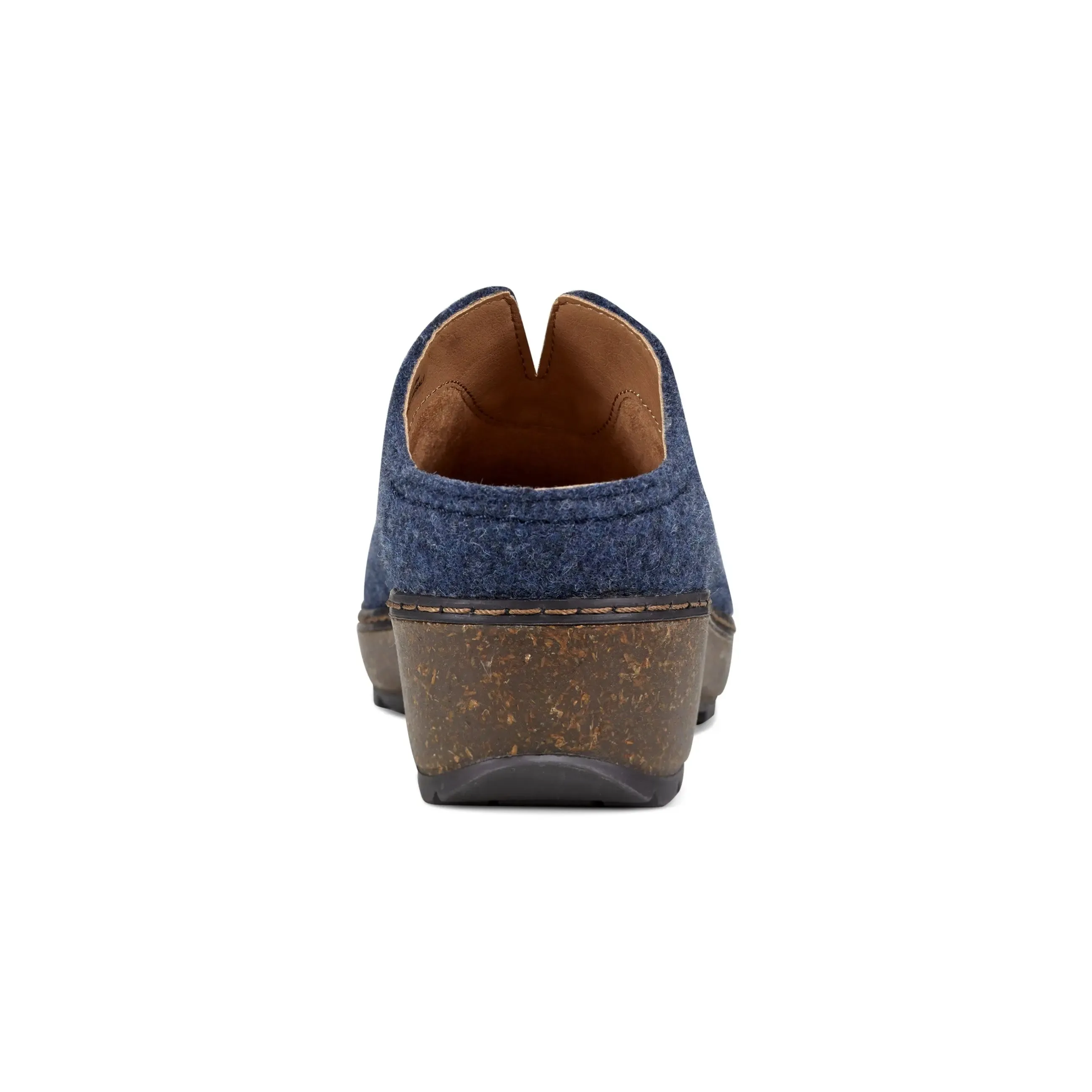 Kolia Round Toe Slip-on Casual Heeled Mules