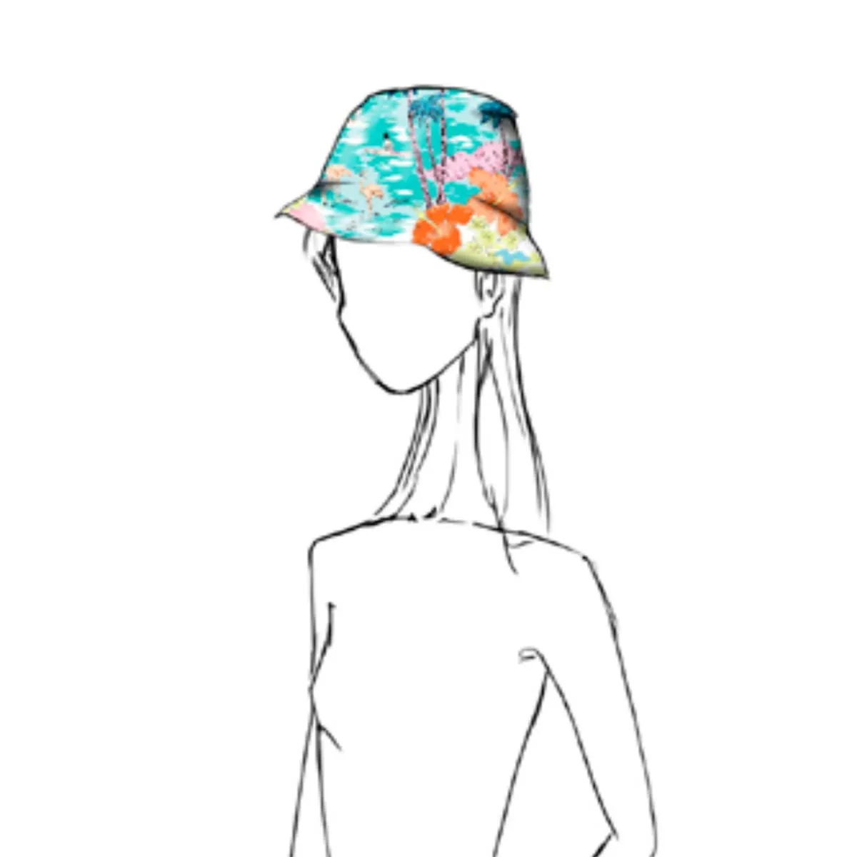 Leonard Paris Bucket Hat Flamingo FINAL SALE