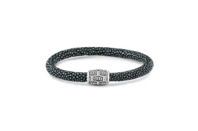 Lewotolo Bracelet- Black Stingray