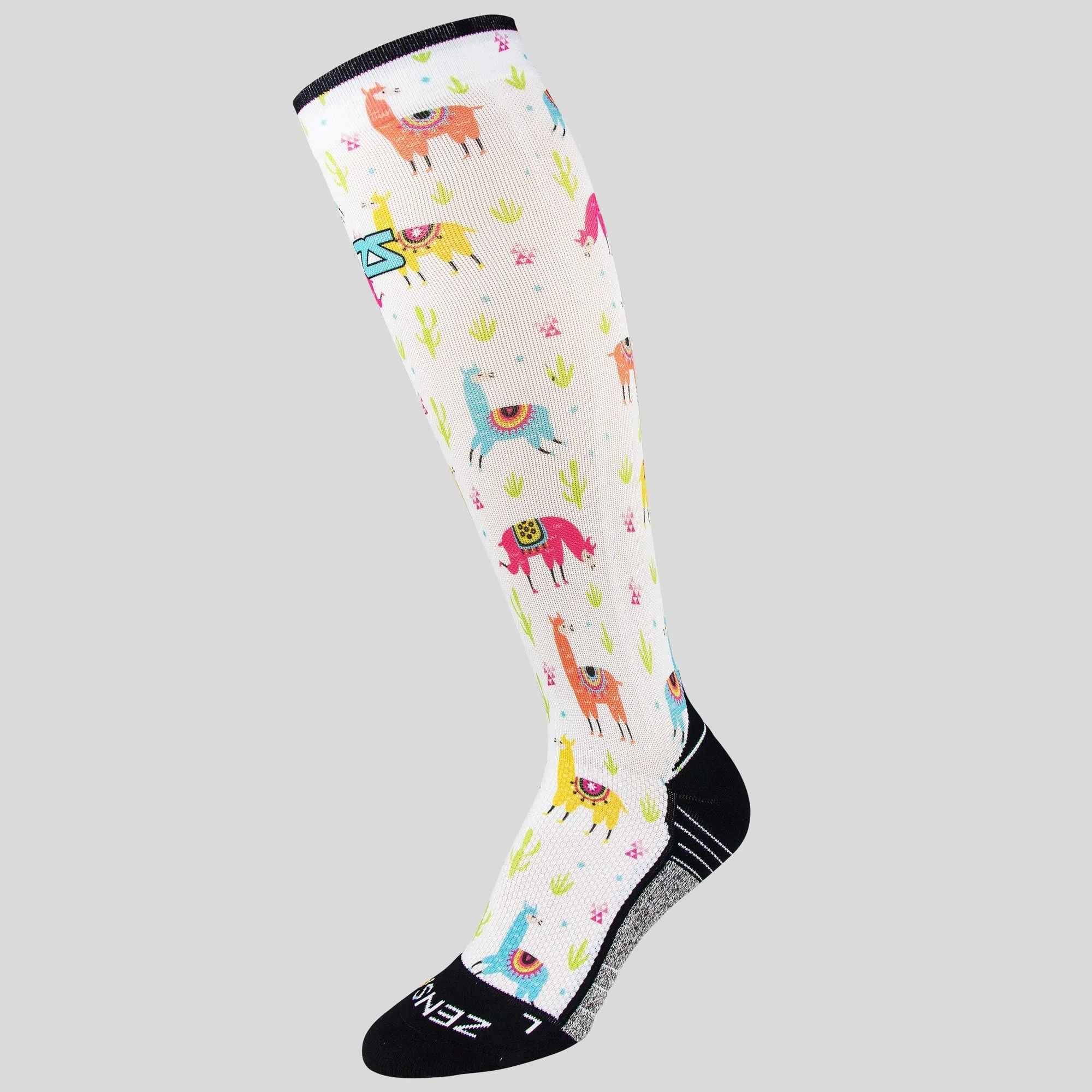 Llamas Compression Socks (Knee-High)