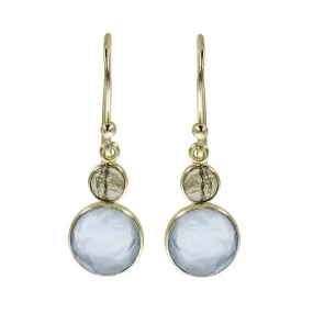 Marcia Moran Dena Double Drop Gemstone Earrings