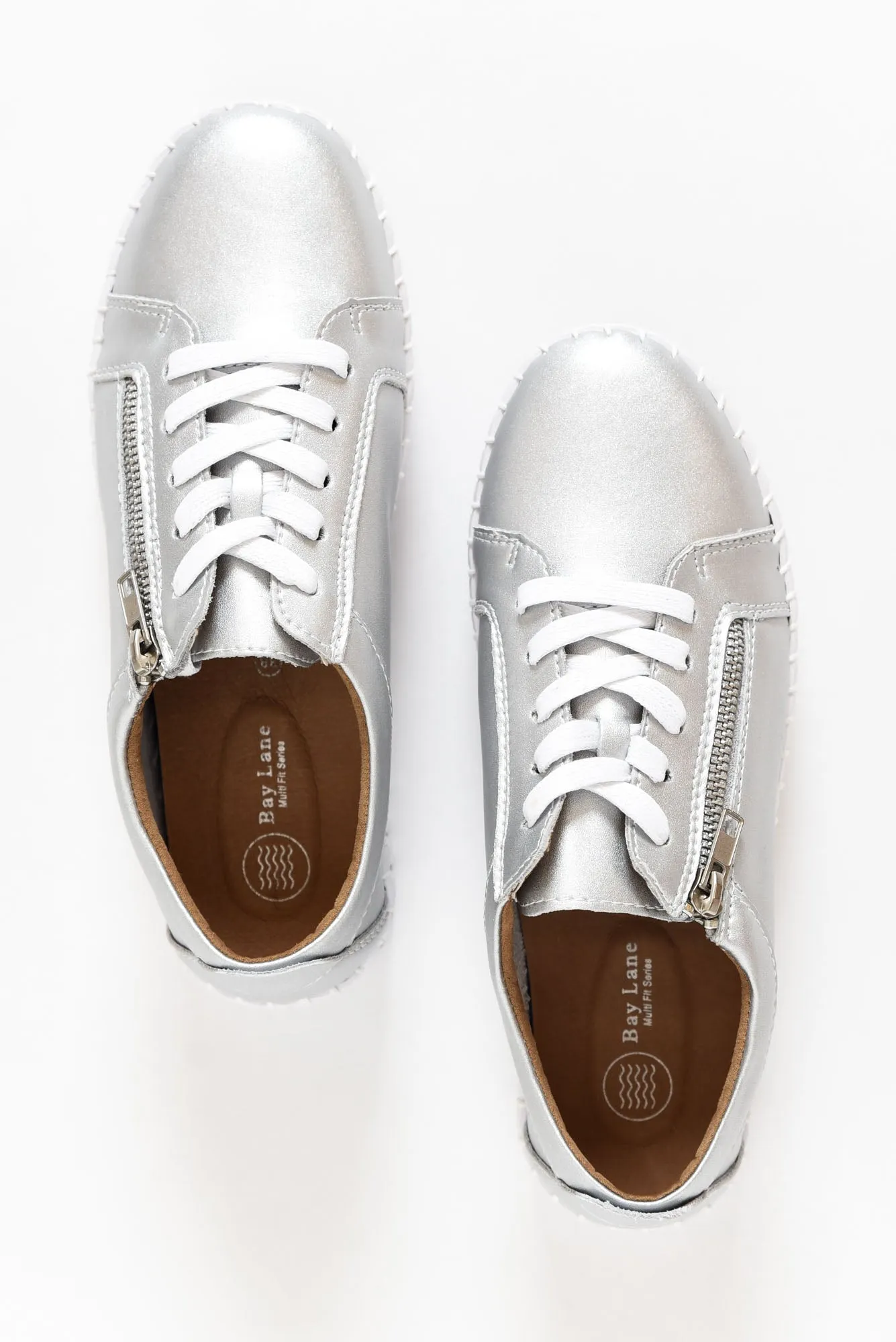 Medusa Silver Platform Sneaker