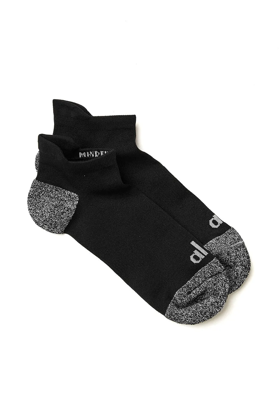 Men's Performance Tab Sock - Black/Dove Grey