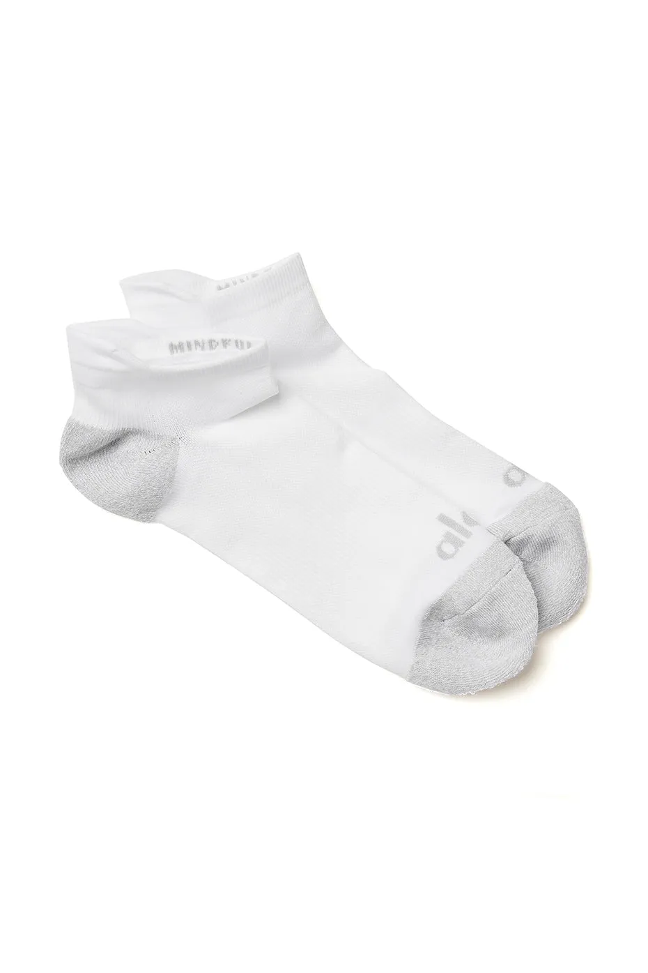 Men's Performance Tab Sock - White/Dove Grey