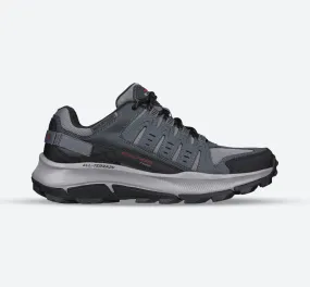 Men's Wide Fit Skechers 237501 Equalizer 5.0 Trail-Solix Walking Sneakers - Charcoal/Black