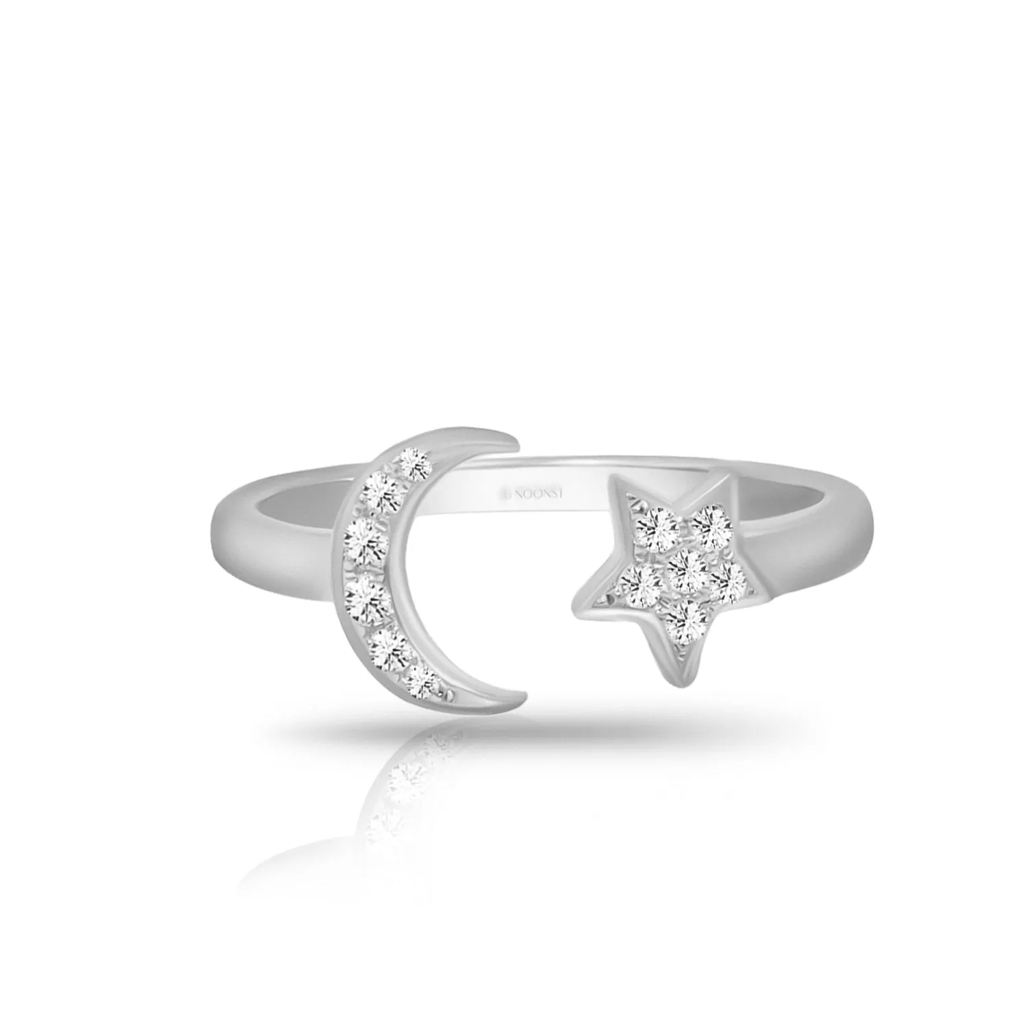 MOONLIGHT DAILY DIAMOND OPEN RING