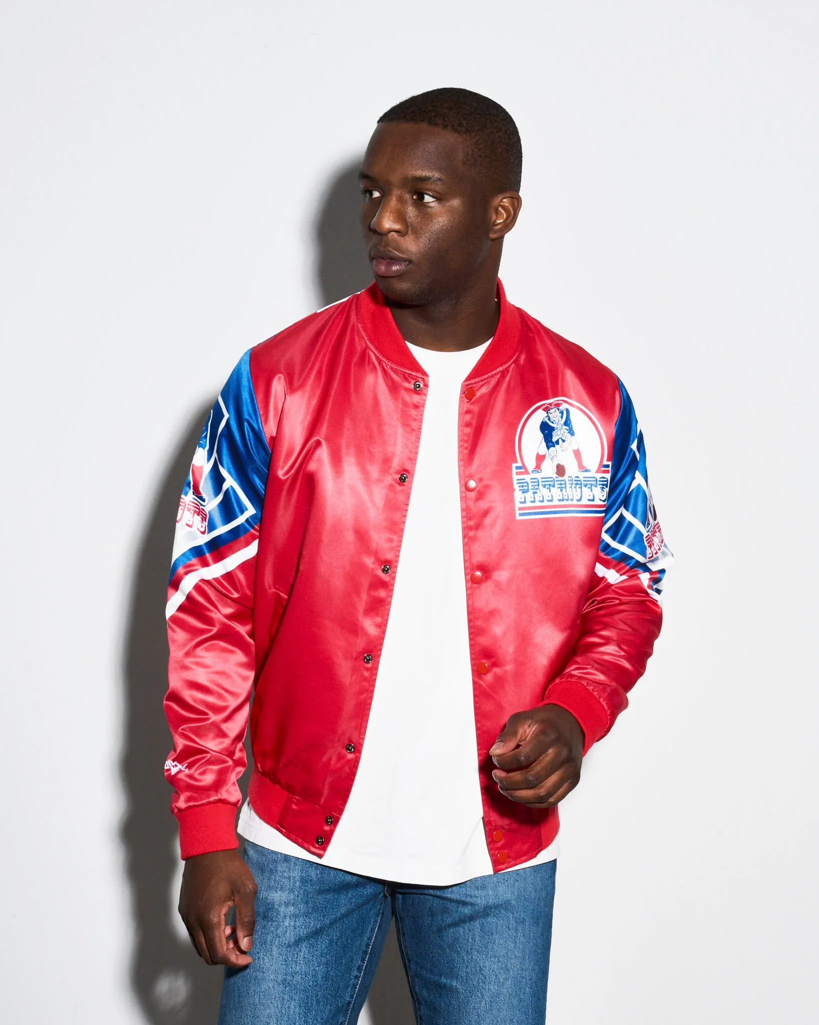 New England Patriots Fanimation Satin Jacket