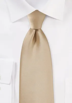 Oatmeal Solid Necktie