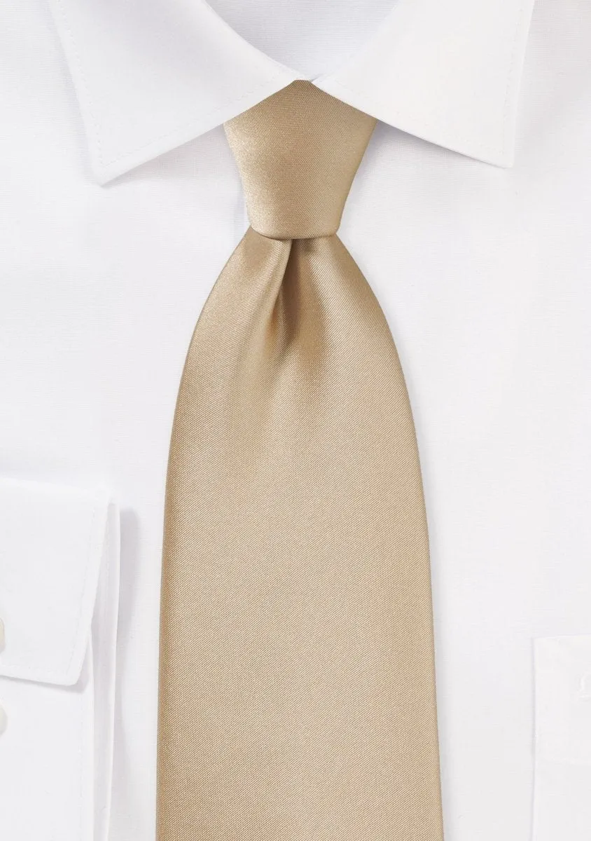 Oatmeal Solid Necktie