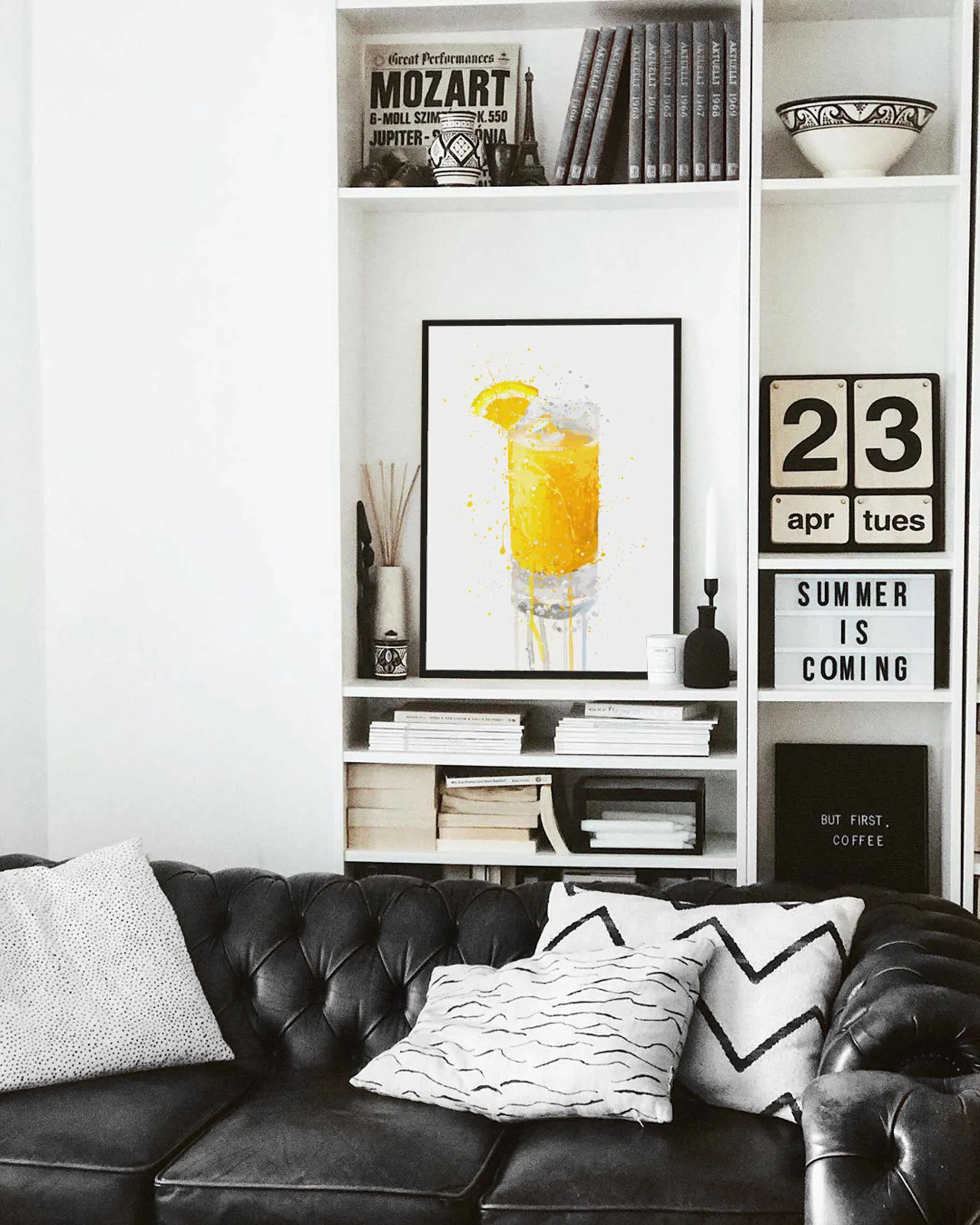 Orange Juice Wall Art Print