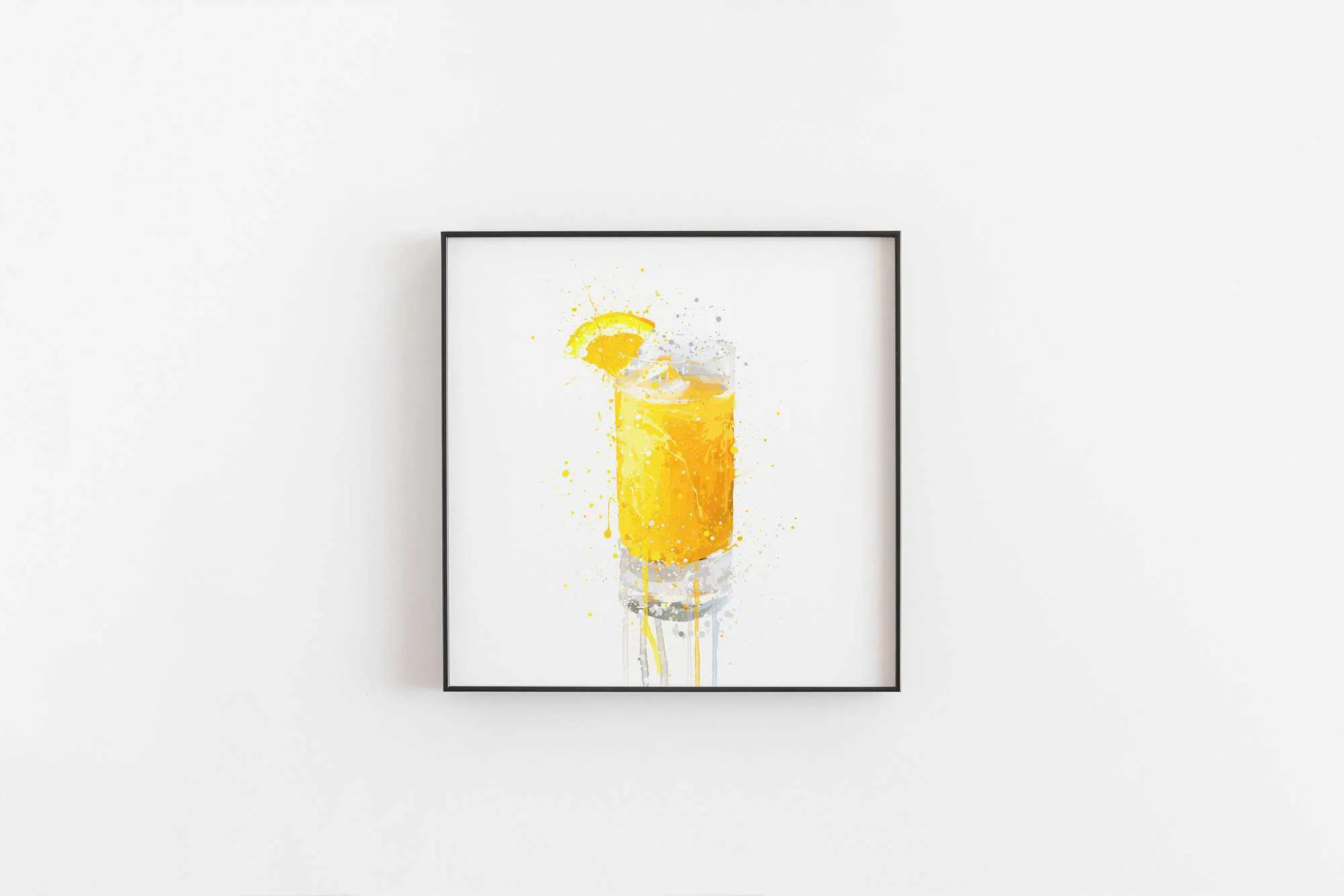 Orange Juice Wall Art Print