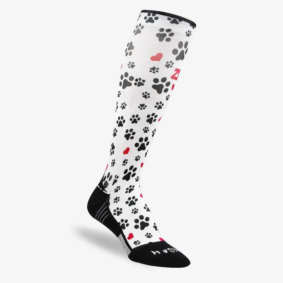 Paw Prints Compression Socks (Knee-High)