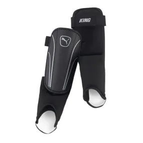 Puma King Ankle Shinguards (Black/Silver)