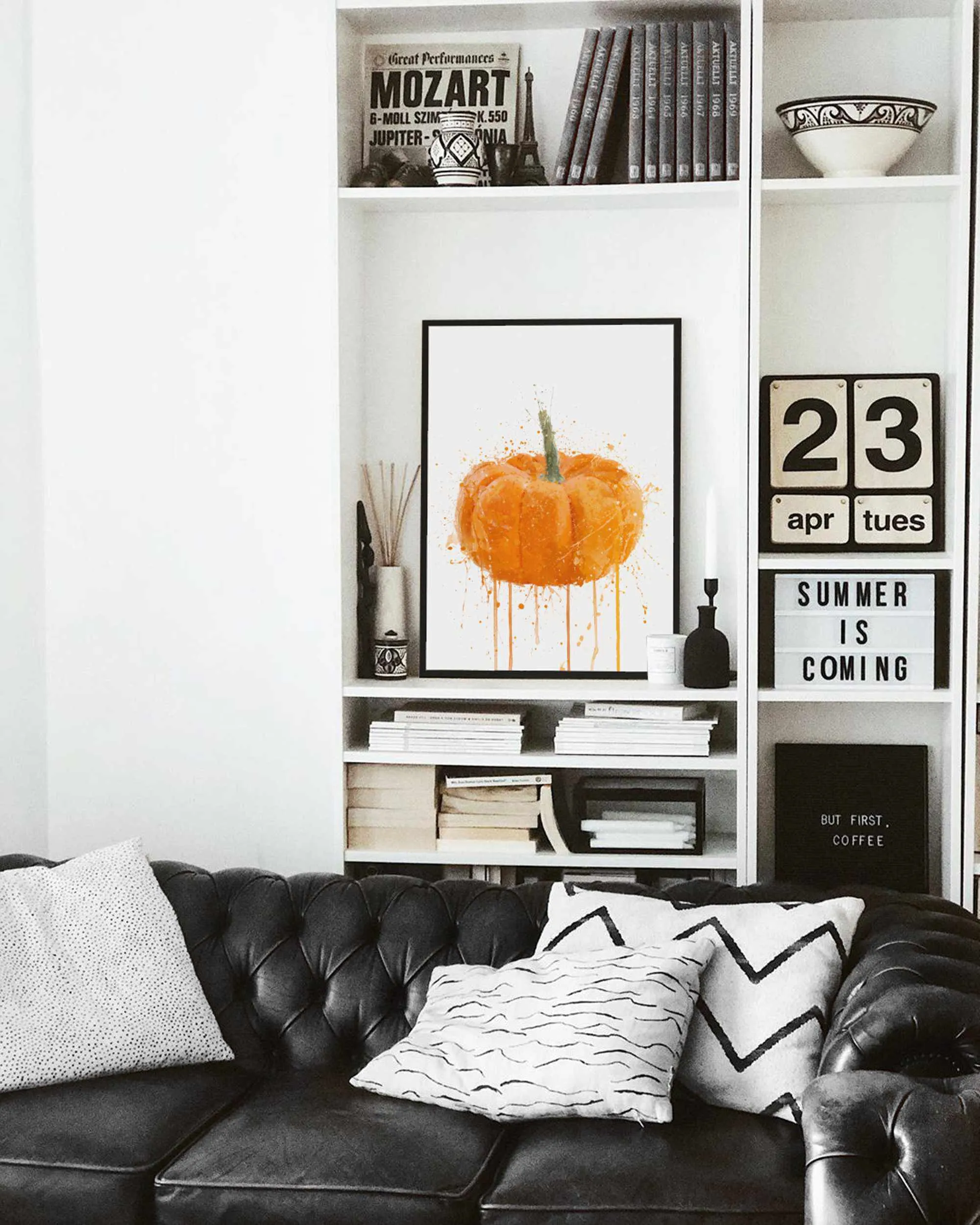 Pumpkin Vegetable Wall Art Print