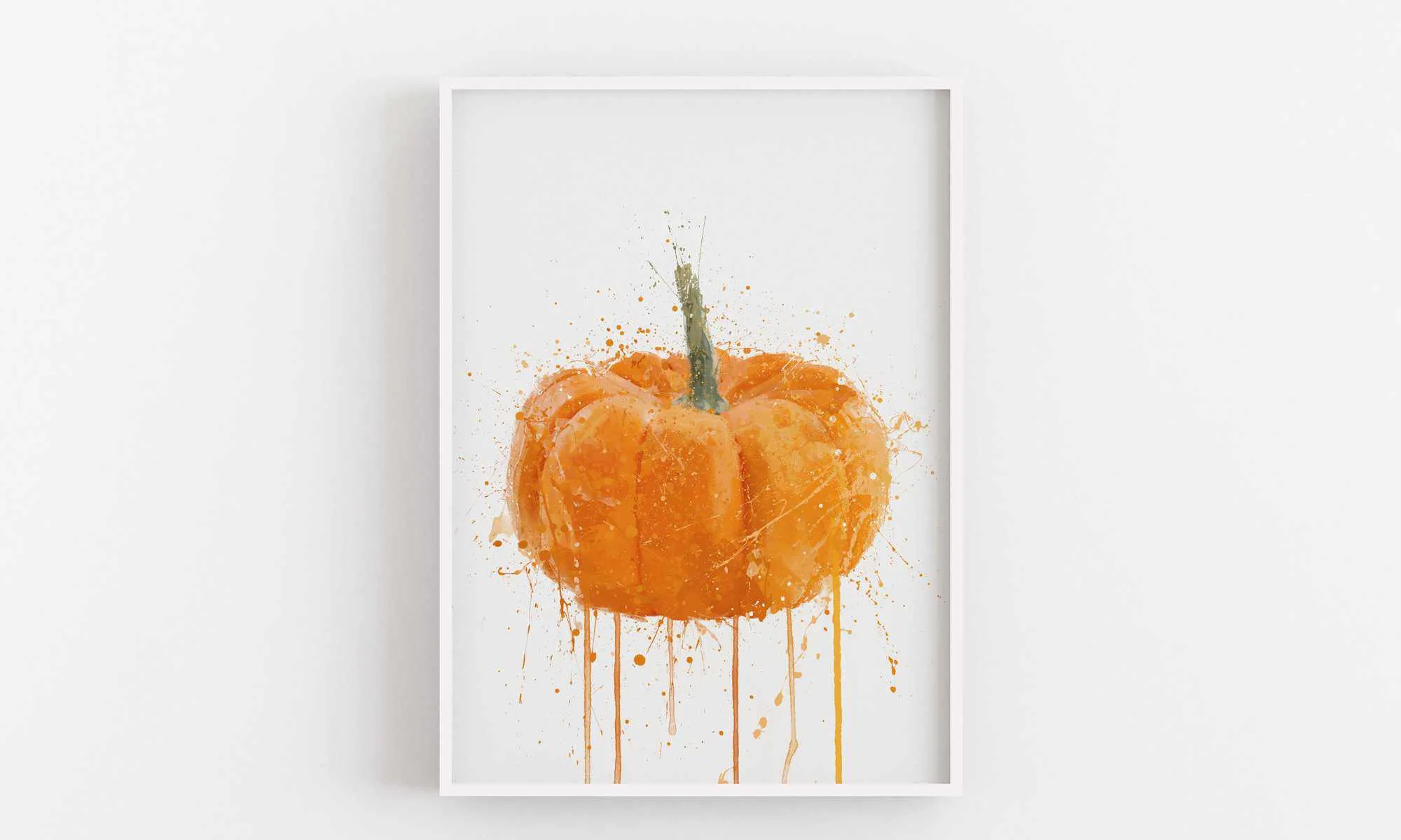 Pumpkin Vegetable Wall Art Print