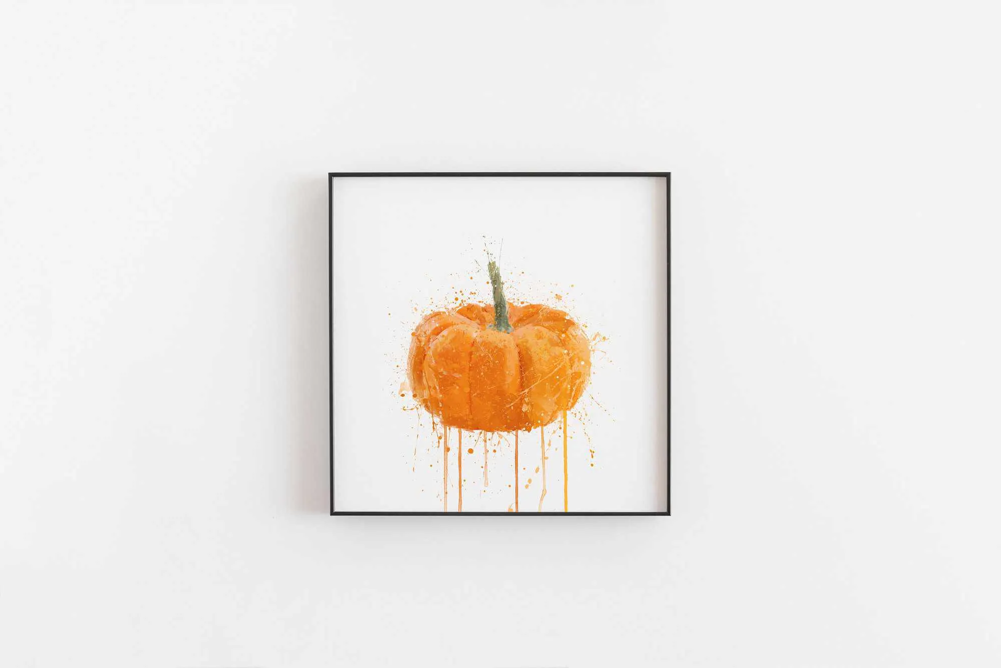 Pumpkin Vegetable Wall Art Print