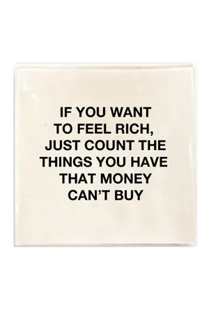 "Feel Rich" Tray